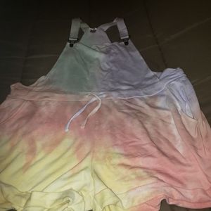 Lot of 3 venus short overalls.